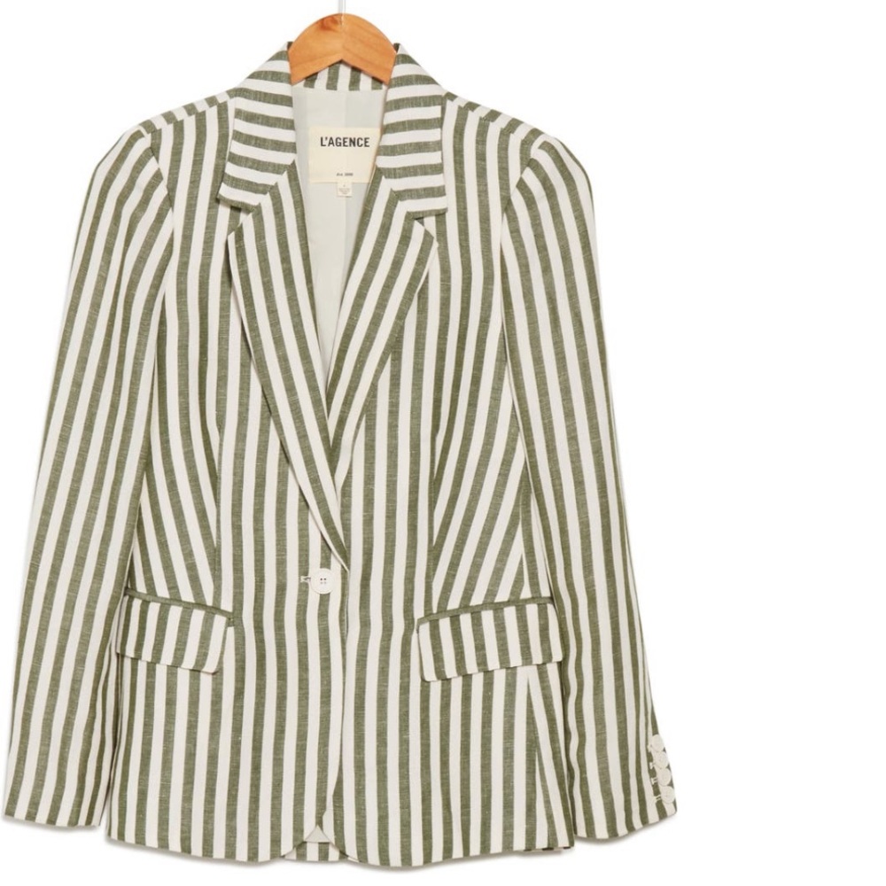 L’agence Scout Striped Blazer - Brand New US 2